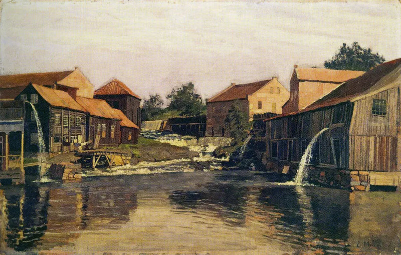 De Akerselva bij Nedre Foss - Edvard Munch