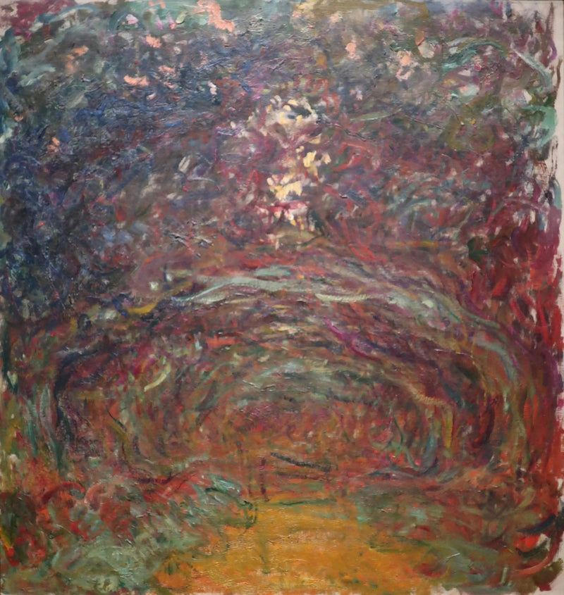 De rozenlaan - Claude Monet