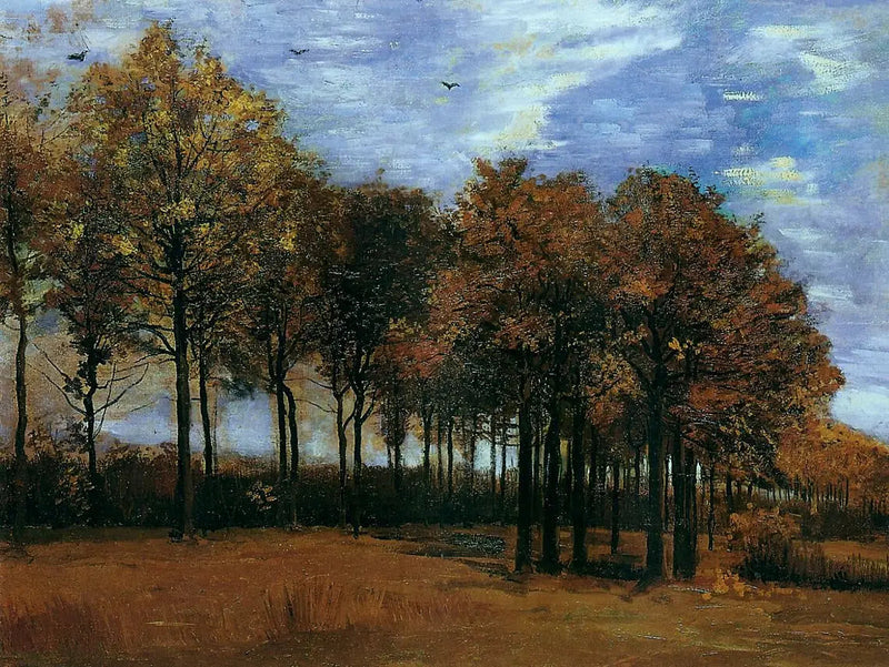De laan in de herfst - Vincent van Gogh