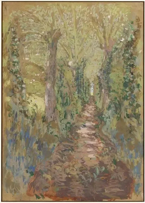 De laan in het bos, Amfreville - Édouard Vuillard