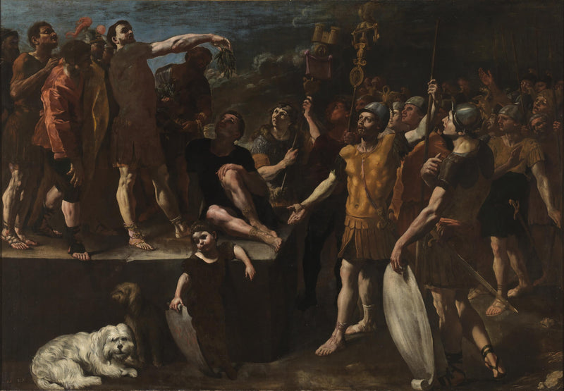 De toespraak van een Romeinse keizer - Giovanni Lanfranco