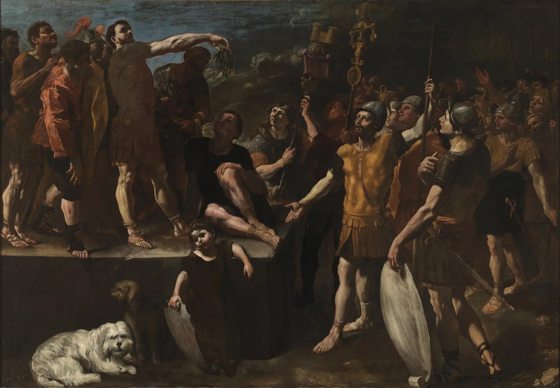 De toespraak van een Romeinse keizer - Giovanni Lanfranco