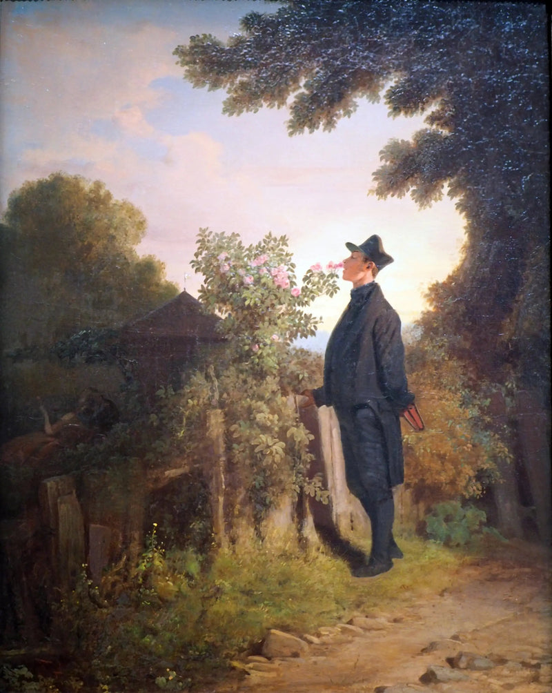 De rozenliefhebber - Carl Spitzweg