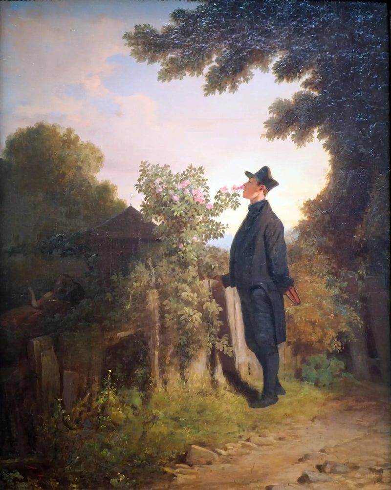 De rozenliefhebber - Carl Spitzweg