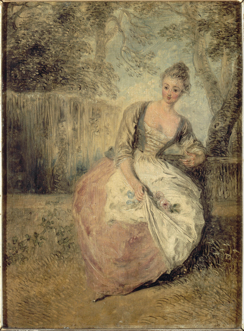 De onrustige minnares - Antoine Watteau