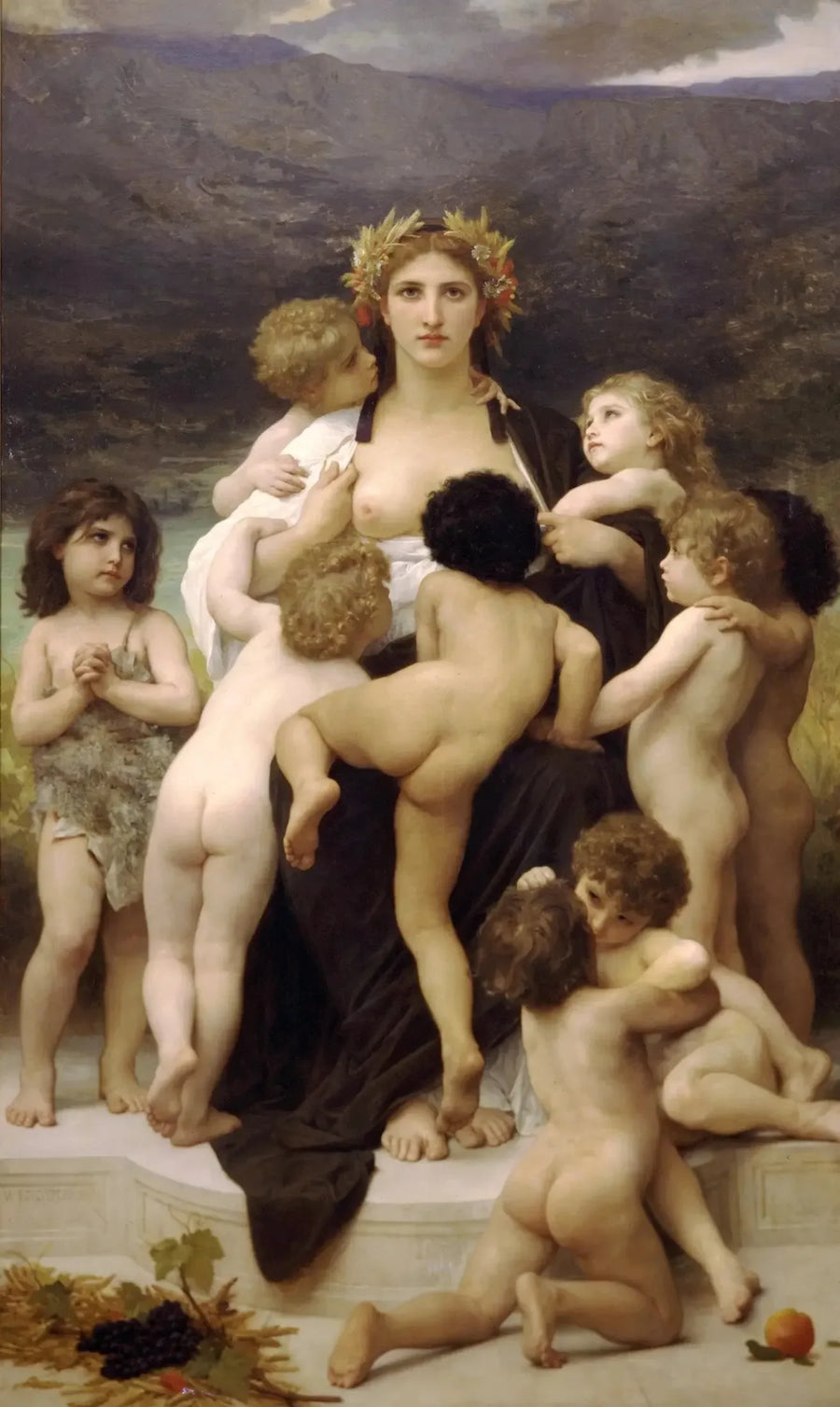 De Ouderlijke Ziel - Bouguereau