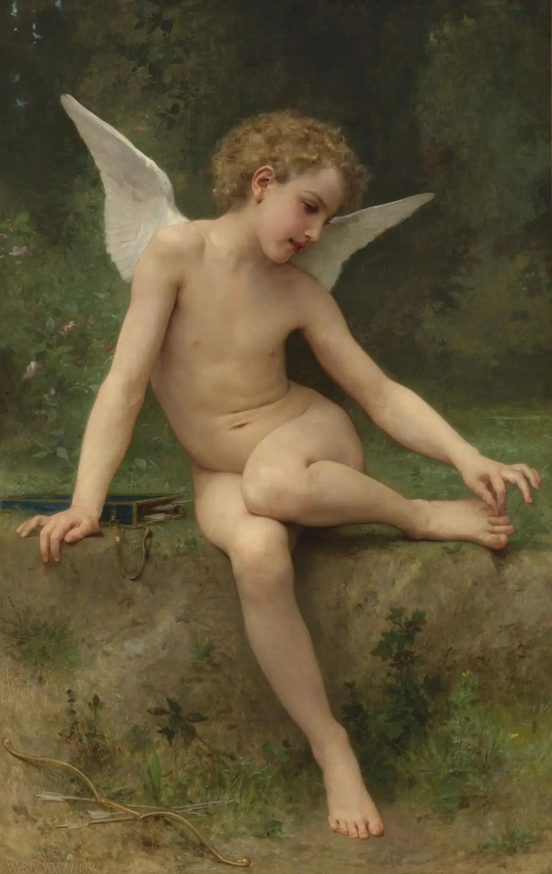 De liefde aan de doorn - Bouguereau