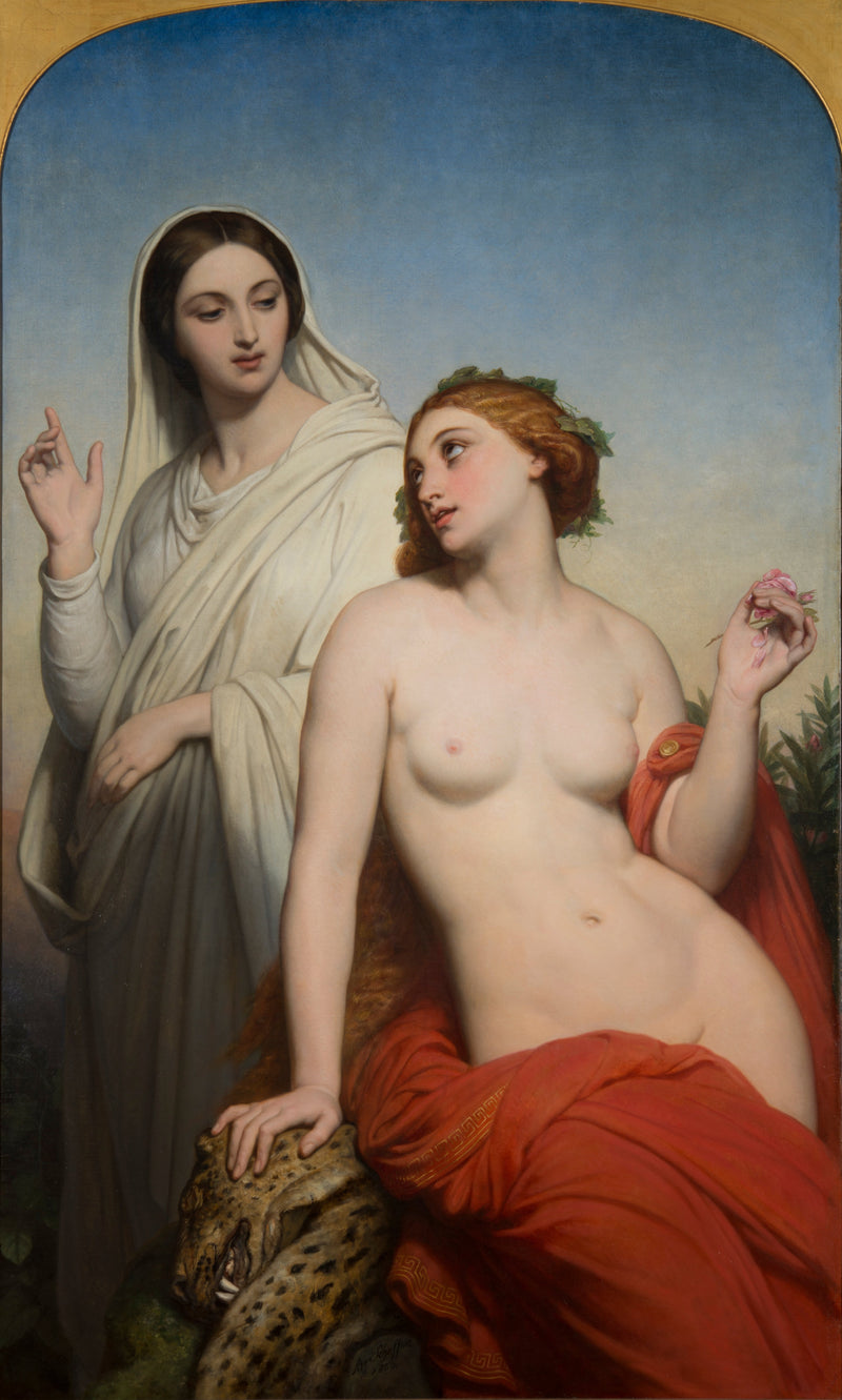 De hemelse en aardse liefde - Ary Scheffer