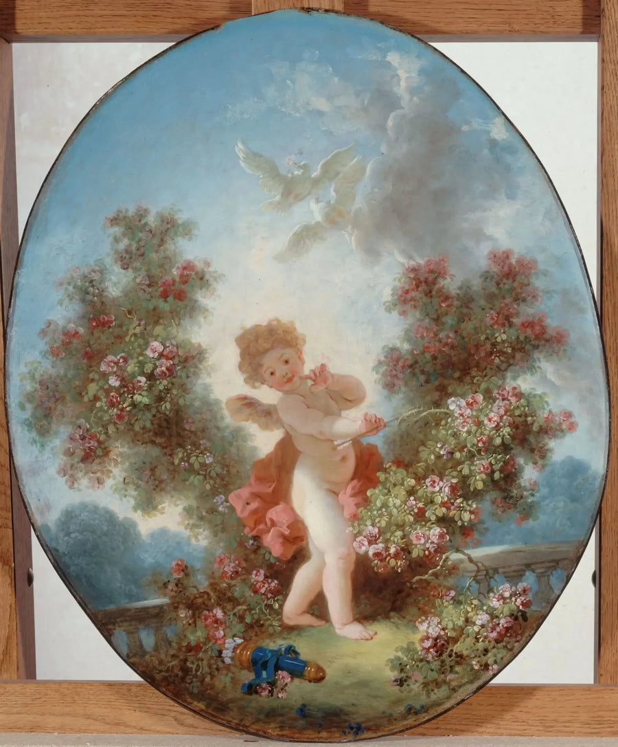 De liefde als wachters - Jean-Honoré Fragonard
