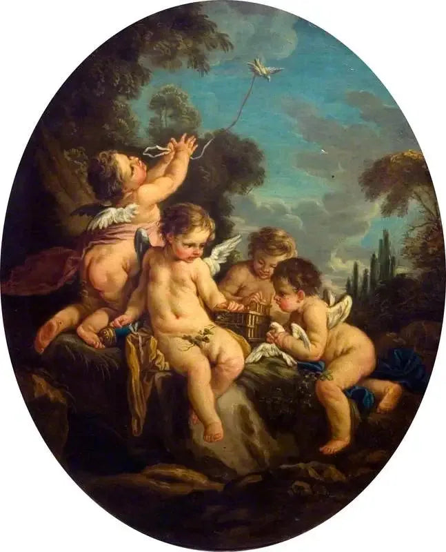 De liefdes vogelkijker - François Boucher