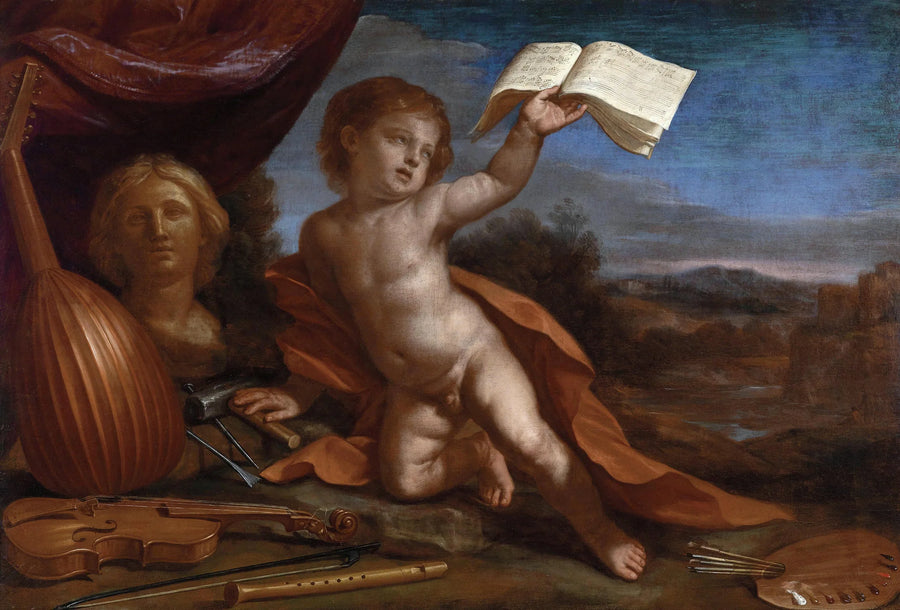 De deugdzame liefde - Guercino
