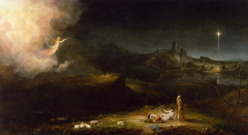 De engel die verschijnt voor de herders - Thomas Cole

Source:
L'ange apparaissant aux bergers - Thomas Cole