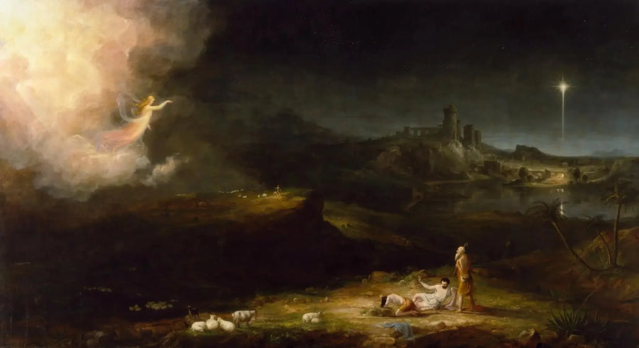 De engel die verschijnt voor de herders - Thomas Cole

Source:
L'ange apparaissant aux bergers - Thomas Cole