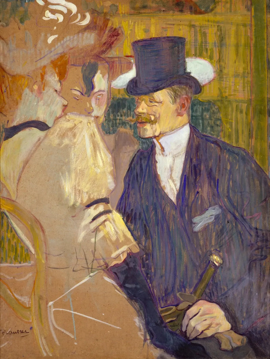 De Engelsman in de Moulin-Rouge - Henri de Toulouse-Lautrec
