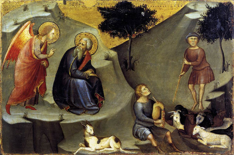 De Aankondiging aan Joachim - Bartolo di Fredi