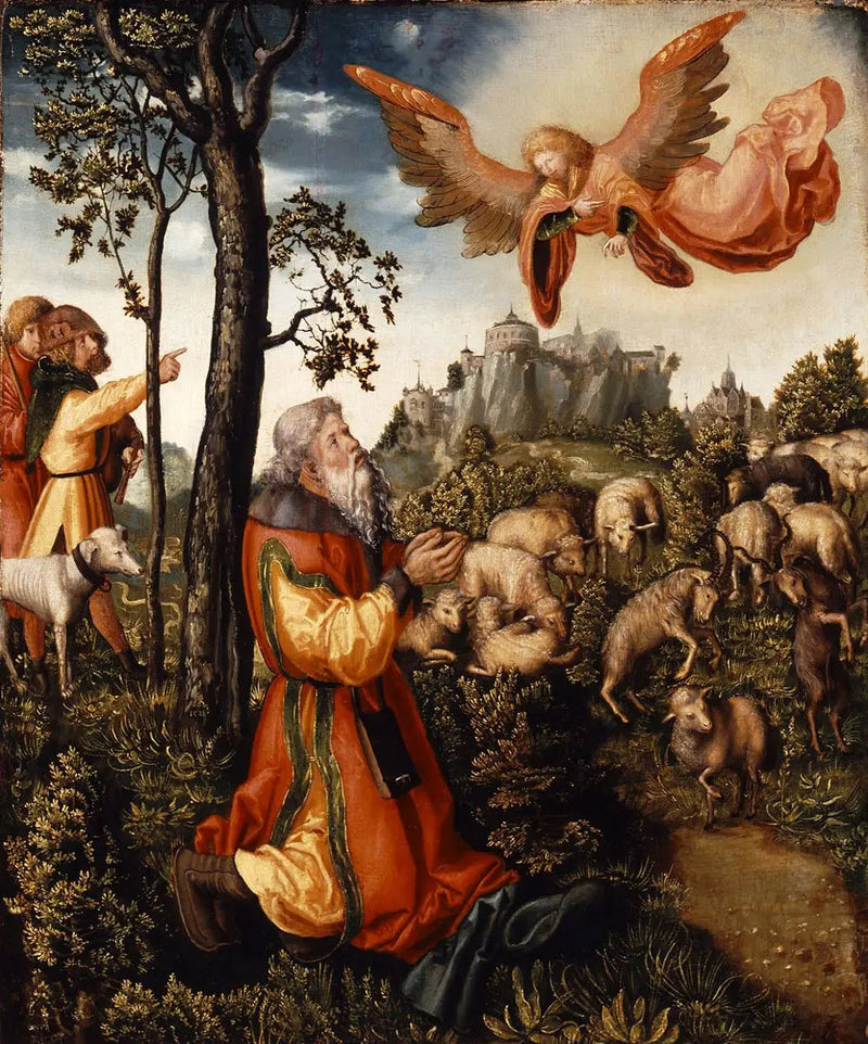 De Aankondiging aan Joachim - Lucas Cranach de Oudere