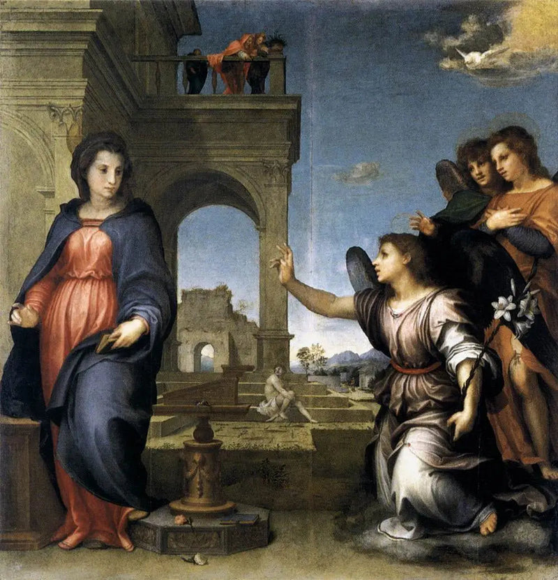 De Aankondiging aan Maria - Andrea del Sarto