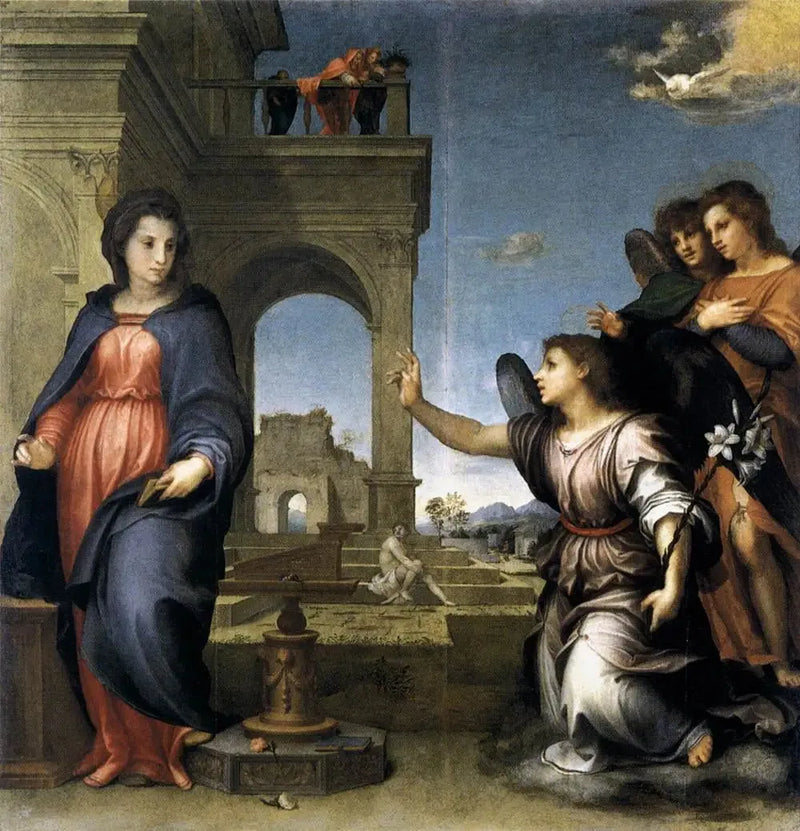De Aankondiging aan Maria - Andrea del Sarto
