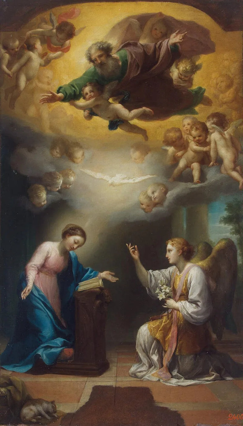 De Aankondiging - Anton Raphael Mengs