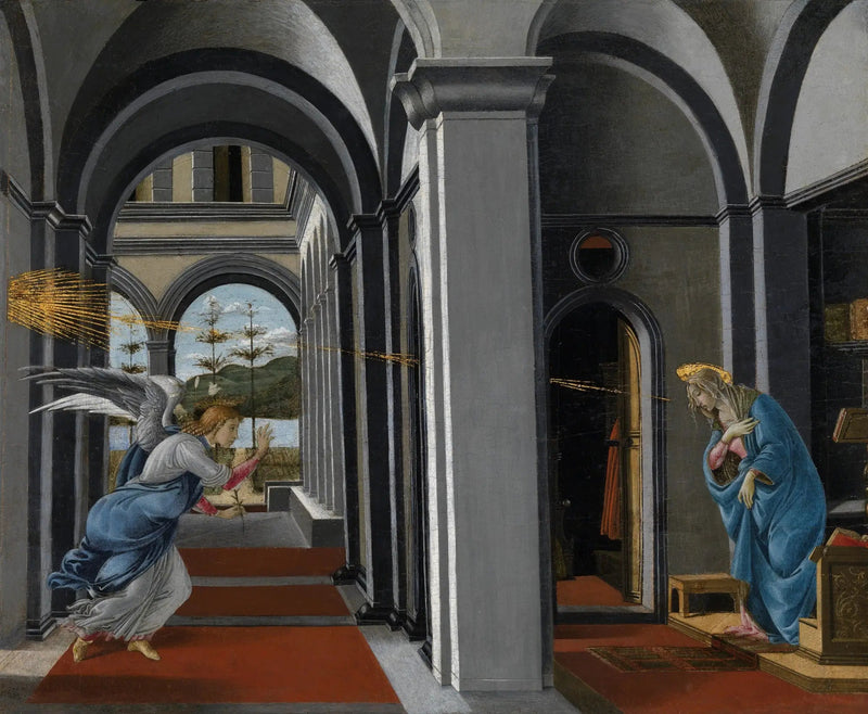 De Aankondiging van de Florentijnse kerk van San Barnaba - Sandro Botticelli