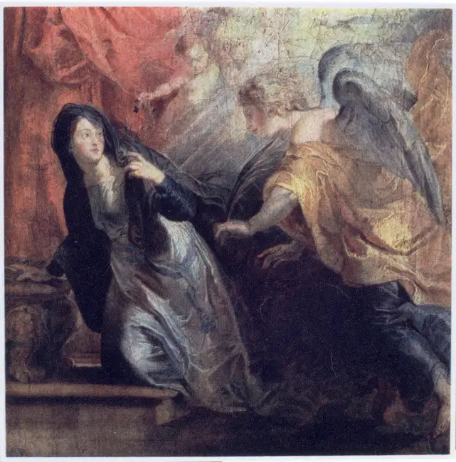 De Aankondiging van de Dood van de Maagd - Peter Paul Rubens