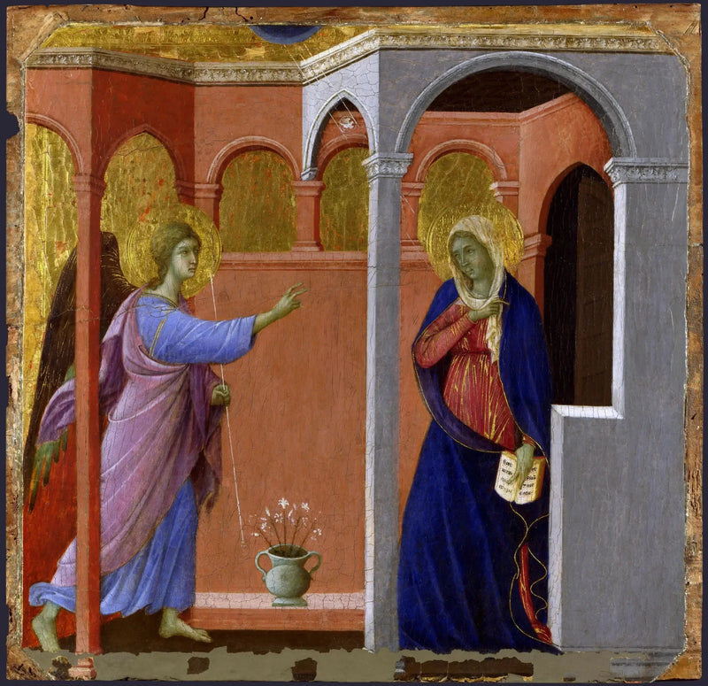 De Aankondiging - Duccio di Buoninsegna