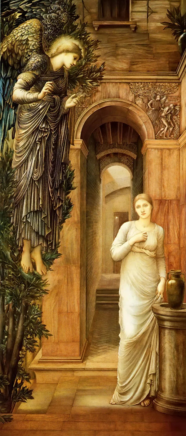 De Aankondiging - Edward Burne-Jones