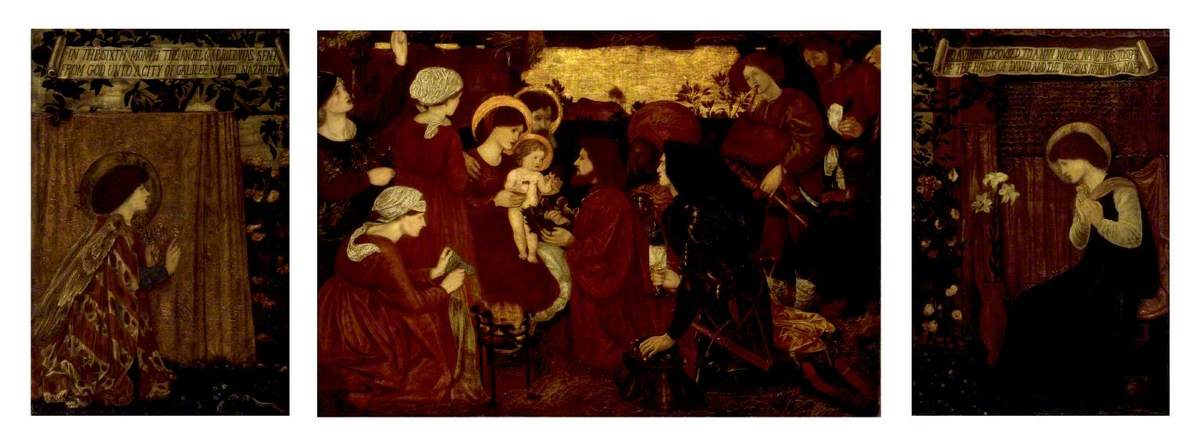 L'Annonciation et l'Adoration des Mages - Edward Burne-Jones image 1 reproduction réalisée par Alpha Reproduction