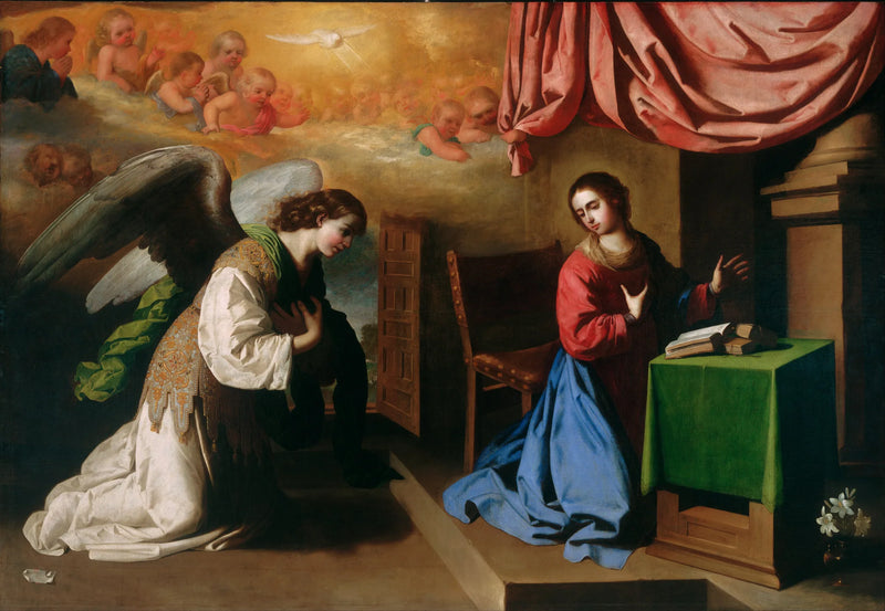 De Aankondiging - Francisco de Zurbarán
