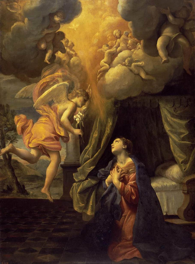 De Aankondiging - Giovanni Lanfranco