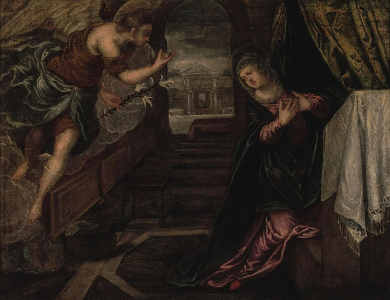 De Aankondiging - Jacopo Tintoretto