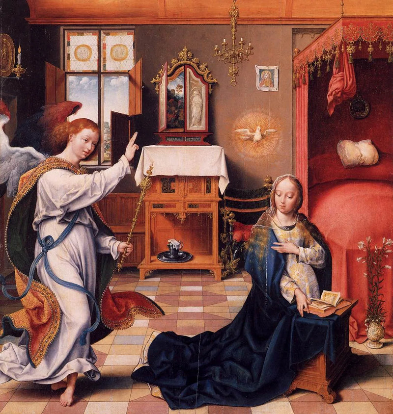 De Aankondiging. - Joos van Cleve