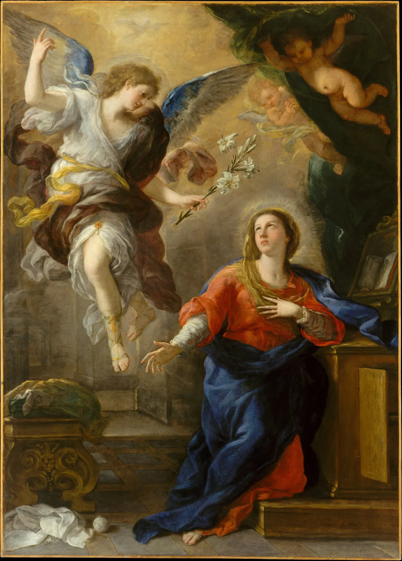 De Aankondiging - Luca Giordano