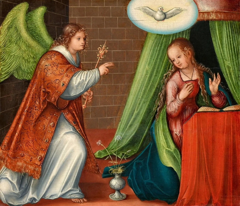 De Aankondiging - Lucas Cranach de Oudere
