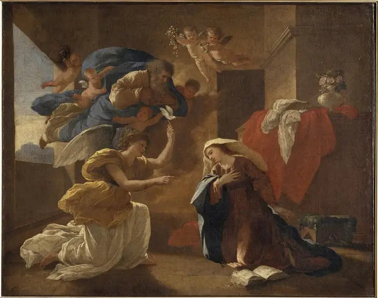 De Aankondiging - Nicolas Poussin