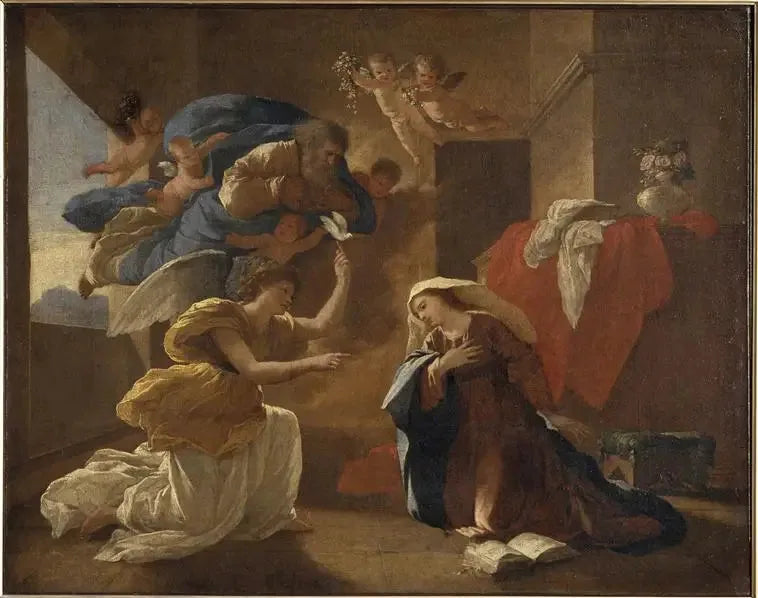 De Aankondiging - Nicolas Poussin