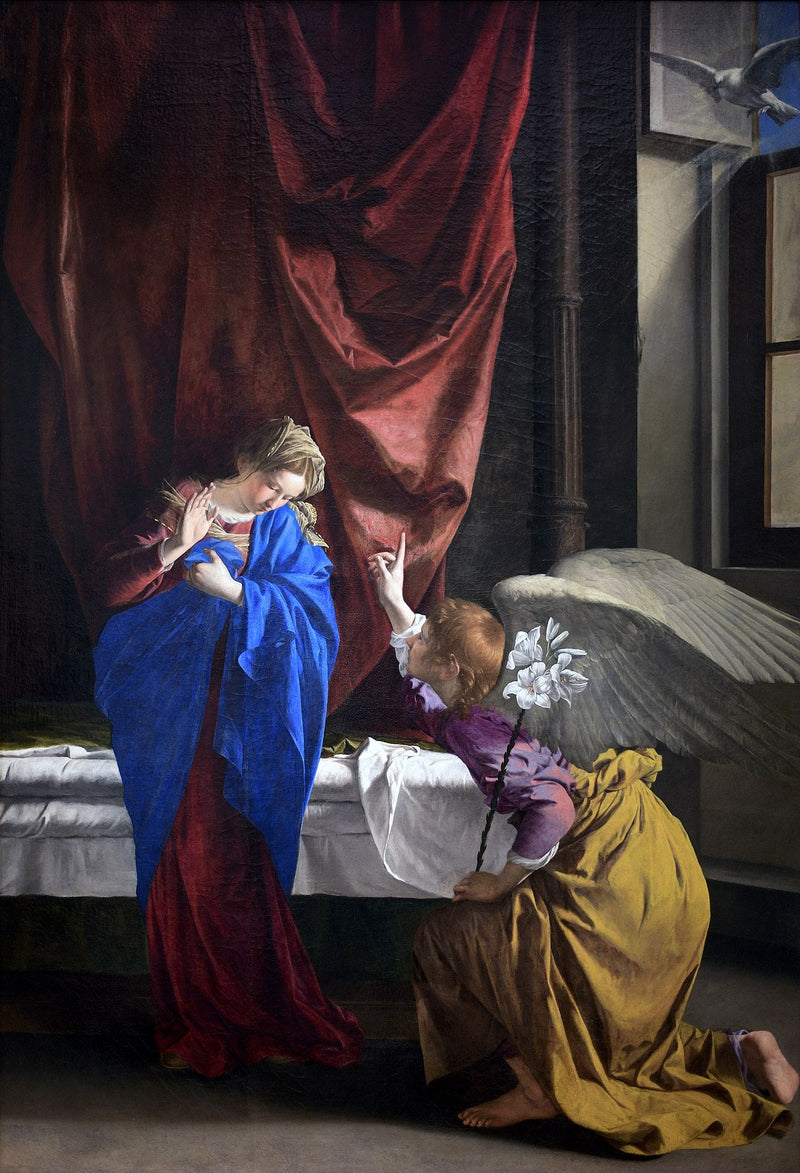 De Aankondiging - Orazio Gentileschi