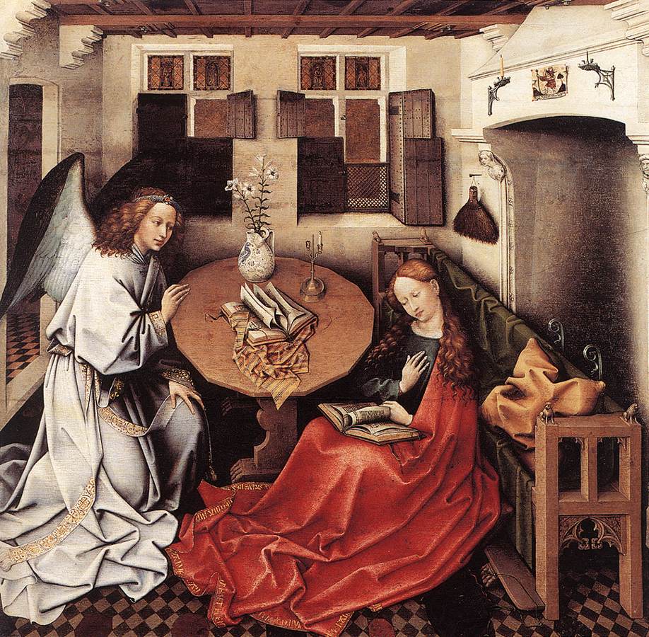 L’Annonciation - Robert Campin - Alpha Reproduction