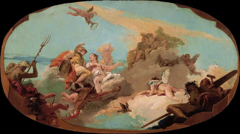 De apotheose van admiraal Vettor Pisani - Giovanni Battista Tiepolo