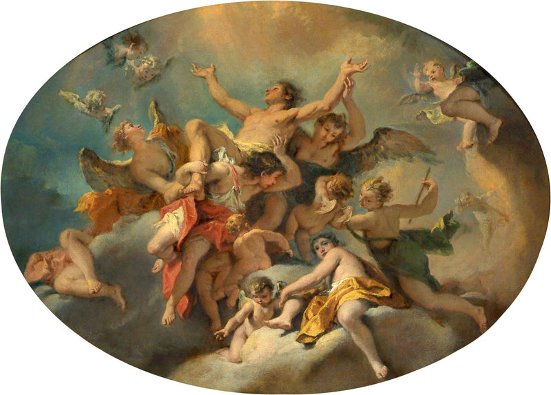 De Apotheose van Sint Sebastiaan - Sebastiano Ricci