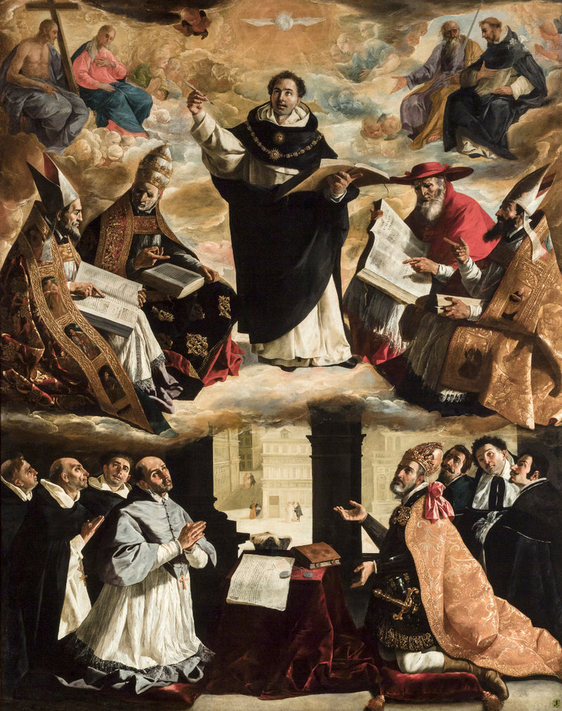 De Apothéose van Sint Thomas van Aquino - Francisco de Zurbarán