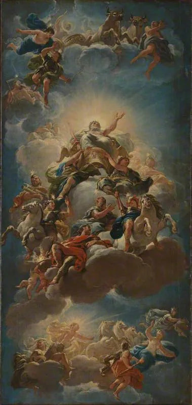 De apotheose van de Medici - Luca Giordano