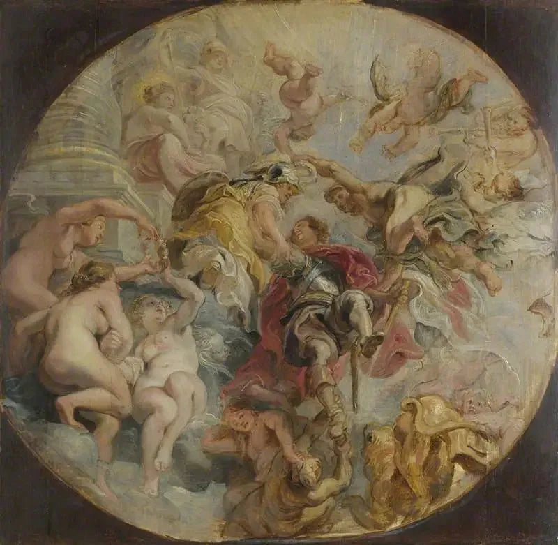 De apotheose van de hertog van Buckingham - Peter Paul Rubens