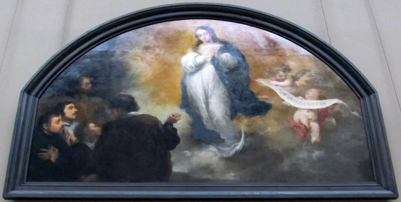 De verschijning van de Onbevlekte Ontvangenis met zes figuren - Bartolomé Esteban Murillo

Source:
L'Apparition de l'Imaculée conception à six personnages - Bartolomé Esteban Murillo