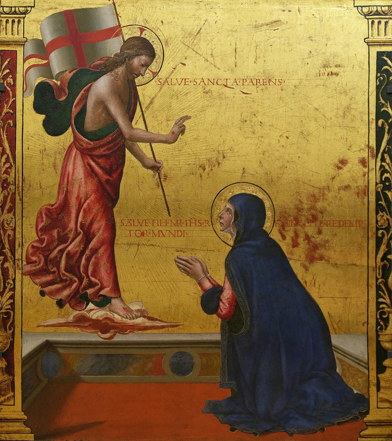 De verschijning van Christus aan de Maagd - Domenico Ghirlandaio