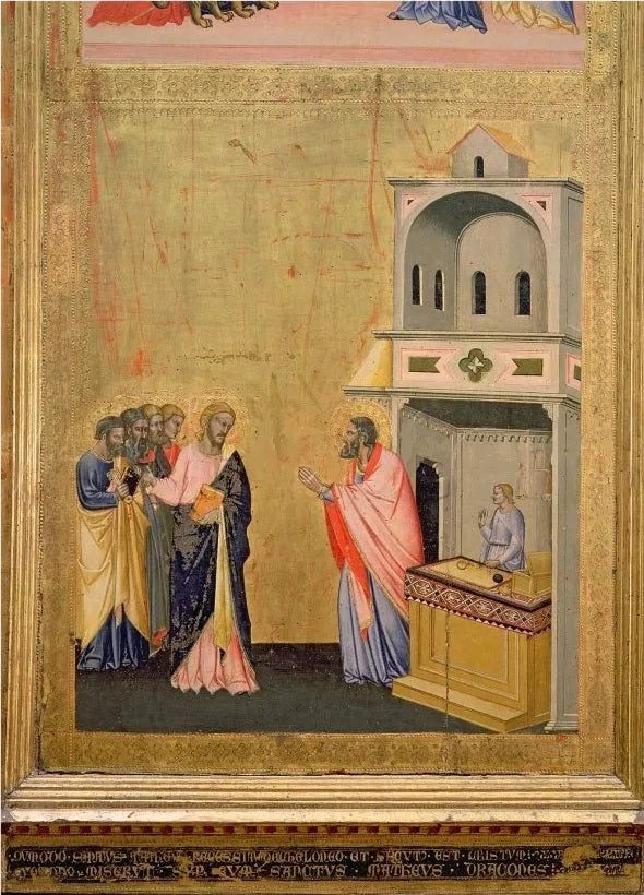 De roep van Sint-Matthijs - Jacopo di Cione