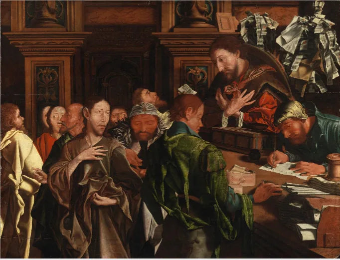 De roep van Sint-Matthijs. - Marinus van Reymerswale