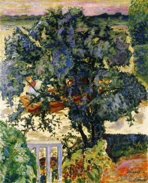 De boom bij de rivier - Pierre Bonnard