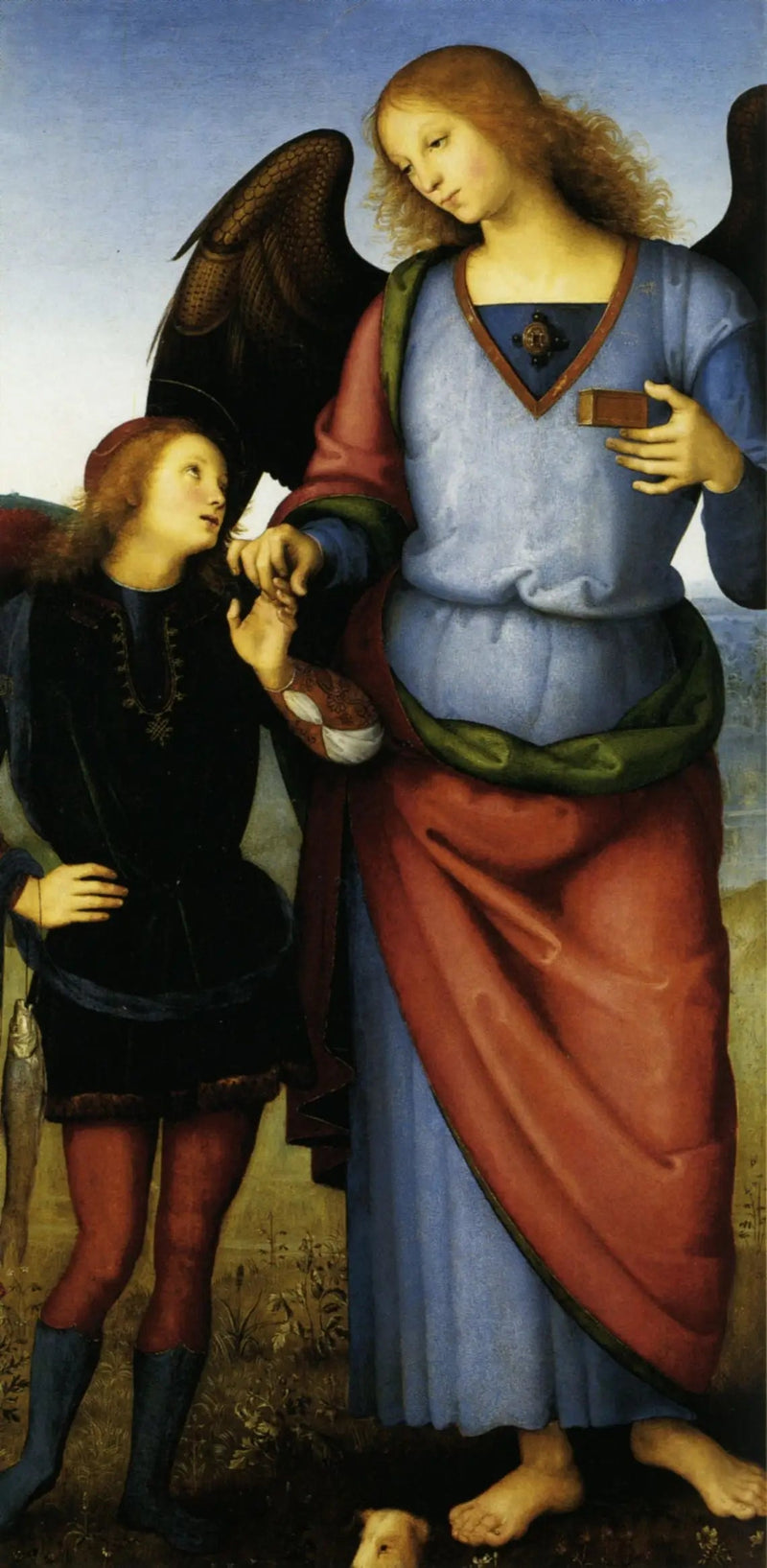 De aartsengel Rafaël en Tobit - Pietro Perugino