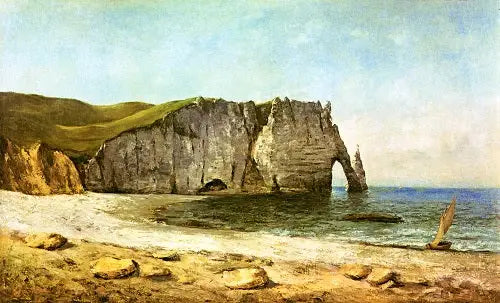 De Marineboog van Étretat - Gustave Courbet